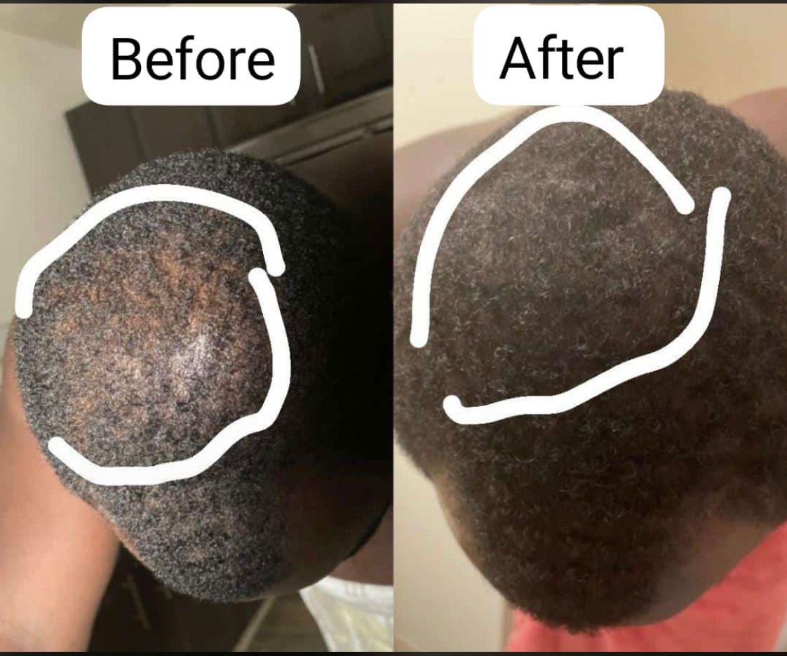 Close-up of healthy, well-nourished hair